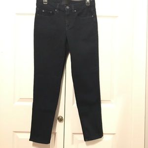 Vince relaxed rolled dark navy blue jeans